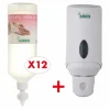 PACK 12 SAVON DOUX HAUTE FRÉQUENCE AIRLESS ANIOS - 12 x 1 l + 1 distributeur
