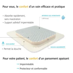PANSEMENTS ADHESIFS HYDROTAC COMFORT STÉRILES HARTMANN - boîte de 10