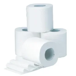 PAPIER TOILETTE EN ROULEAUX PURE CELLULOSE DOUBLE ÉPAISSEUR - colis de 96 rouleaux