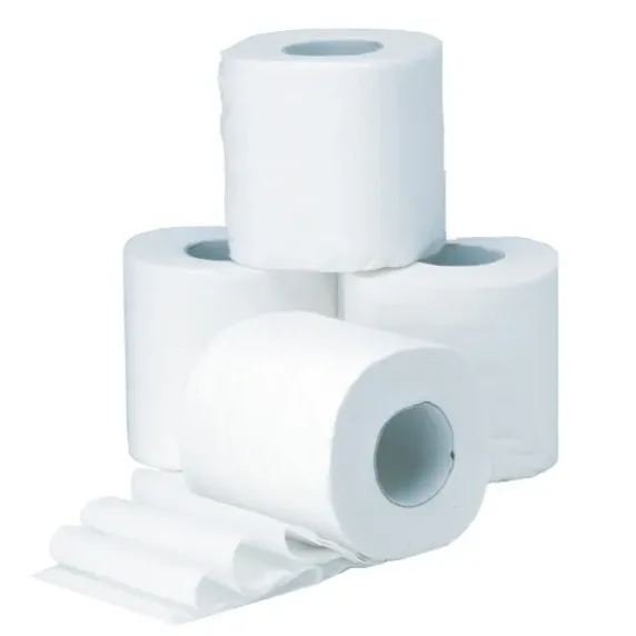 PAPIER TOILETTE EN ROULEAUX PURE CELLULOSE DOUBLE ÉPAISSEUR - colis de 96 rouleaux