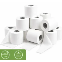 PAPIER TOILETTE P'MAX 500 PURE OUATE 2 PLIS - colis de 36 rouleaux