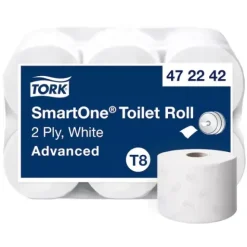 PAPIER TOILETTE SMARTONE DISTRIBUTION FEUILLE À FEUILLE TORK - colis de 6 rouleaux