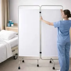 PARAVENT 2 PANNEAUX CONFIDENTIALITÉ MOBILE MEDICLINIC - 173 x 122 cm