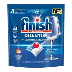 PASTILLE FINISH POWERBALL QUANTUM NETTOYAGE PUISSANT - sachet de 33 capsules