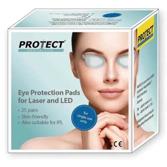 PATCH DE PROTECTION LASER / LED PROTECTION OCULAIRE USAGE UNIQUE - boîte de 25 paires