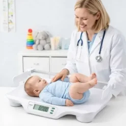 PESE-BEBE ELECTRONIQUE DUO TOISE INTEGREE MEDICLINIC - avec toise