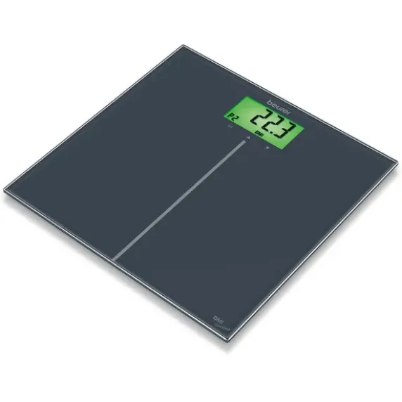 PESE PERSONNE GS280 BMI GENIUS ECRAN COULEUR BEURER - verre 30 x 30 cm