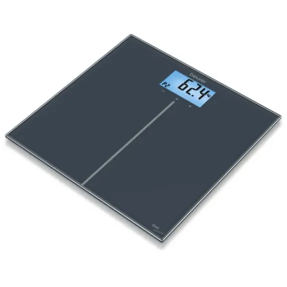 PESE PERSONNE GS280 BMI GENIUS ECRAN COULEUR BEURER - verre 30 x 30 cm