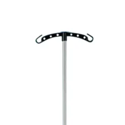 PIED A SERUM 2 CROCHETS INOX HAUTEUR RÉGLABLE COMED - tige inox