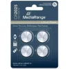 PILES BOUTON AU LITHIUM CR2025 3 V MEDIARANGE - LOT DE 4 PILES