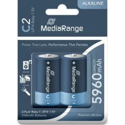 PILES LR14 1,5 V ALCALINES FORMAT C - lot de 2