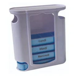 PILULIER HEBDOMADAIRE 4 PRISES PAR JOUR COMED - blanc et bleu