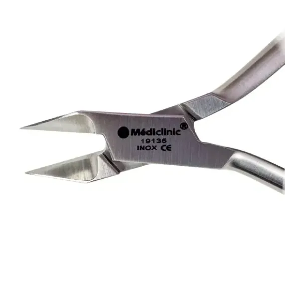 PINCE A ONGLE INCARNE MORS PLAT INOX MEDICLINIC - 14 cm