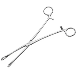 PINCE DE FOERSTER DROITE STRIÉE INOX - 24 cm