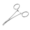 PINCE DE HALSTEAD COURBÉE SANS GRIFFES INOX - 13 cm