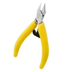 PINCE À ONGLES ERGONOMIQUE MORS PLATS 15 MM 13 CM - jaune