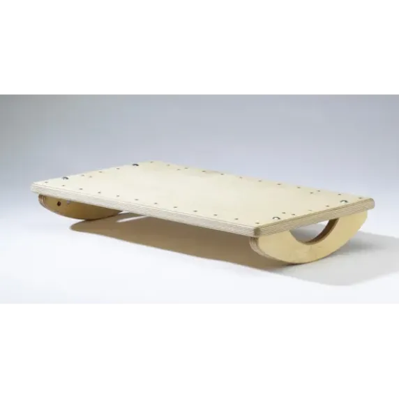 PLATEAU BASCULE BOIS RÉÉDUCATION ÉQUILIBRE - 60 x 35 cm