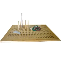 PLATEAU CANADIEN BOIS AVEC ACCESSOIRES RÉÉDUCATION MAIN - plateau complet