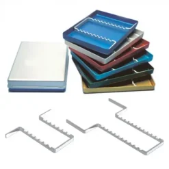 PORTE INSTRUMENTS ALUMINIUM RÉUTILISABLE 16 INSTRUMENTS - à l'unité
