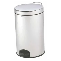 POUBELLE INOX À PÉDALE FERMETURE PROGRESSIVE ROSSIGNOL - plusieurs formats