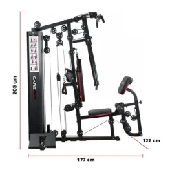 PRESSE DE MUSCULATION GYM POWER MULTIFONCTIONS CARE - charge de 72 kg