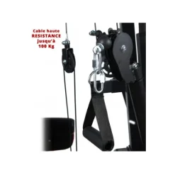 PRESSE DE MUSCULATION GYM POWER MULTIFONCTIONS CARE - charge de 72 kg