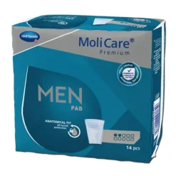 PROTECTION MEN PAD 2 GOUTTES MOLICARE PREMIUM HARTMANN - 15 x 11 cm
