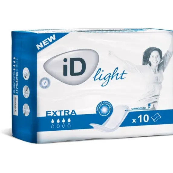 PROTÈGES SLIPS ID LIGHT EXTRA MINI DISCRETS ID - sachet de 10