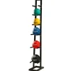 PRÉSENTOIR MEDECINE BALL RANGEMENT 6 BALLES THERABAND - présentoir