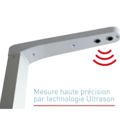 PÈSE-PERSONNE À COLONNE ÉLECTRONIQUE AVEC TOISE ULTRASON ET IMC - 200 kg