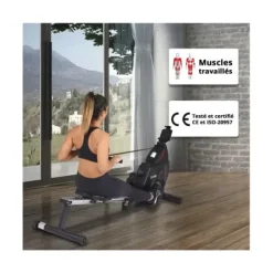 RAMEUR MAG FLYER KS-2 CONNECT PLIABLE CONNECTÉ CARE - rameur pliable