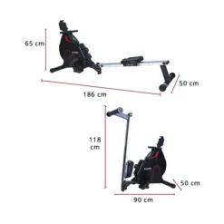 RAMEUR MAG FLYER KS-2 CONNECT PLIABLE CONNECTÉ CARE - rameur pliable