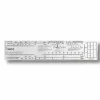 REGLE ECG EN PVC COMPACTE LECTURE TRACE - format poche