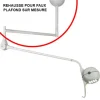REHAUSSE POUR FAUX PLAFOND SUR MESURE ADAPTATION LAMPE BELLON LID