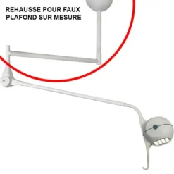 REHAUSSE POUR FAUX PLAFOND SUR MESURE ADAPTATION LAMPE BELLON LID