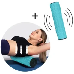 ROULEAU MOUSSE VIBRANT ROCK HIGH SPEED RECHARGEABLE HI5 - bleu