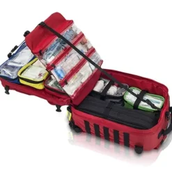 SAC A DOS D’URGENCE PARAMED AVEC AMPOULIERS ET POCHETTE ELITE BAGS - rouge