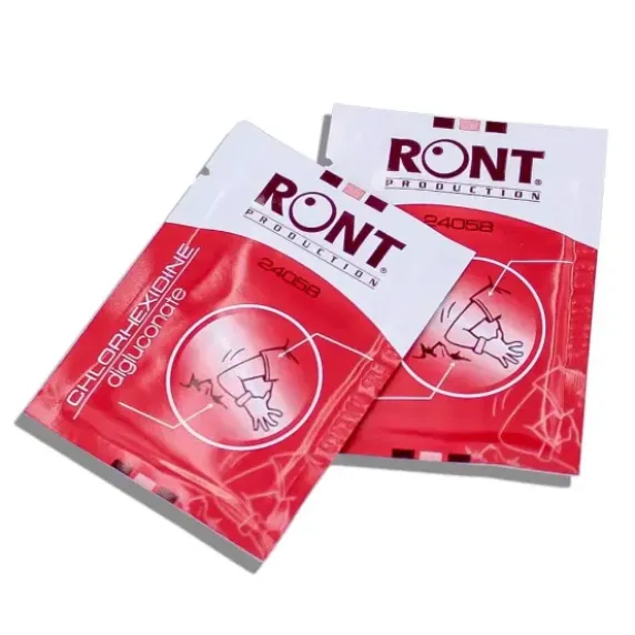 SACHET DE LINGETTES CHLORHEXIDINE ANTISEPSIE RAPIDE RONT - sachet de 10