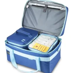 SAC ISOTHERME MINI COOL TRANSPORT D'ÉCHANTILLONS ELITE BAGS - bleu