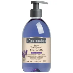 SAVON DE MARSEILLE LIQUIDE OLIVE LAVANDE LABORATOIRES GILBERT - flacon pompe 500 ml