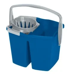 SEAU LAVEUR DOUBLE BIBAC SYSTÈME 2 COMPARTIMENTS - 2 x 7 l