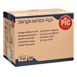 SERINGUES 3 CORPS 5 ML STÉRILES PIC - boîte de 100
