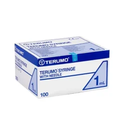 SERINGUES CRISTAL 3 CORPS MONTÉES 1 ML 16 X 5/10 TERUMO - boîte de 100