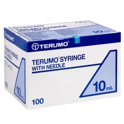 SERINGUES CRISTAL 3 CORPS MONTÉES 10 ML STÉRILES TERUMO - boîte de 100