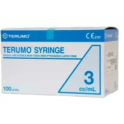 SERINGUES 3 ML CENTRÉ CRISTAL 3 CORPS TERUMO