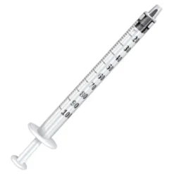 SERINGUES 1ML INSULINE CRISTAL 3 CORPS