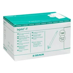 SERINGUE TUBERCULINE NUE 1ML INJEKT B.BRAUN