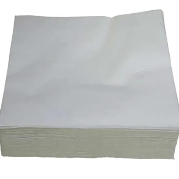 SERVIETTES LUNCH BLANCHES 2 PLIS ABSORBANTES - paquet de 200