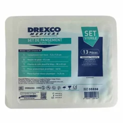 SET DE PANSEMENT ALPHA 13 STÉRILE MEDICLINIC - boîte de 5 sets