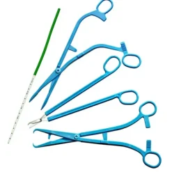 SET DE POSE STÉRILET - CISEAUX COUPE FILS 4 PIECES